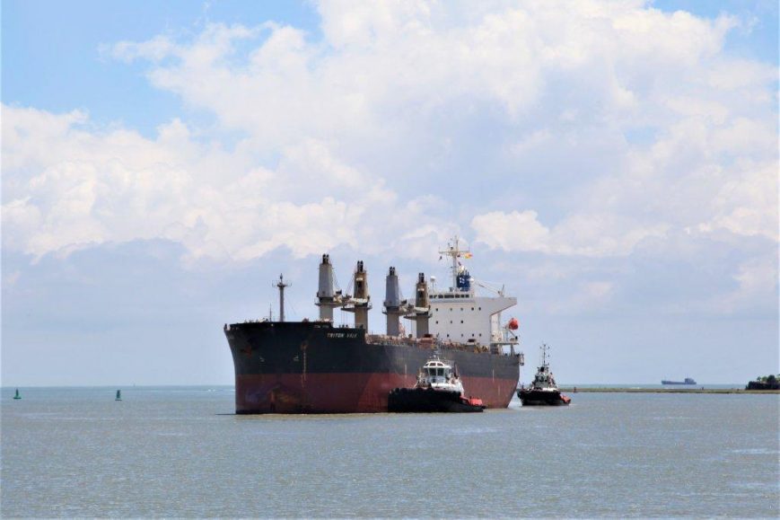 100th bulk shipment of Ilmenite leaving Likoni port